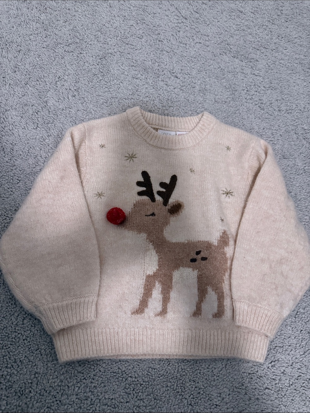 Zara toddler Christmas sweater